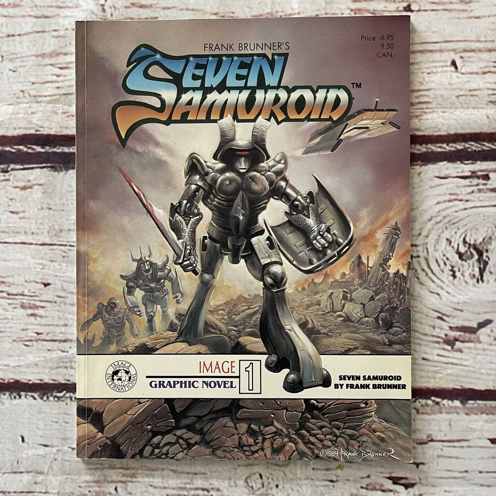 Seven Samuroid Frank Brunner Image International‎ #1 1984 Comic Graphic Novel